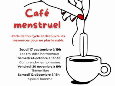 Café menstruel sur les troubles hormonaux – 17  septembre 2026 à 19 h