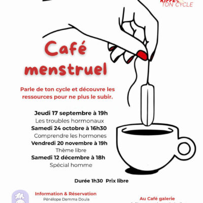 Café menstruel sur les troubles hormonaux – 17  septembre 2026 à 19 h
