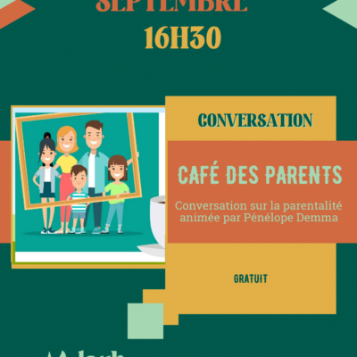 Café des Parents- 25 septembre 2024 à 16 h 30