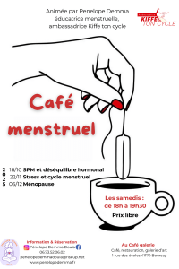 Café menstruel sur la ménopause  – 6 décembre à 18h
