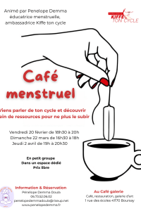 Café menstruel – 22 mars à 16h30